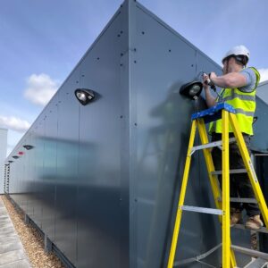 Caice installer putting finishing touches to Acoustic Panels