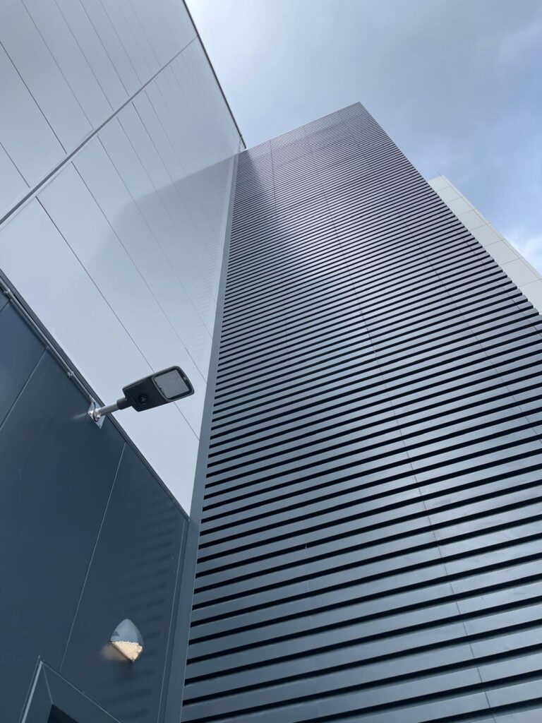 Caice Acoustic Louvre installation for Yondr in Slough