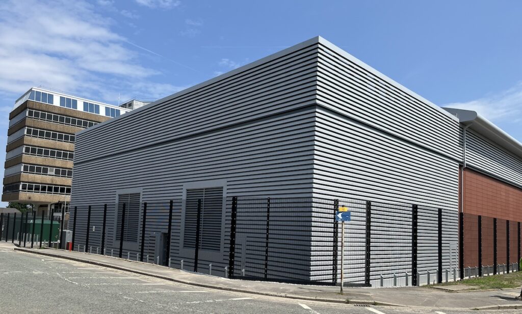 Caice Acoustic Louvres for MCR2 Manchester Data Centre
